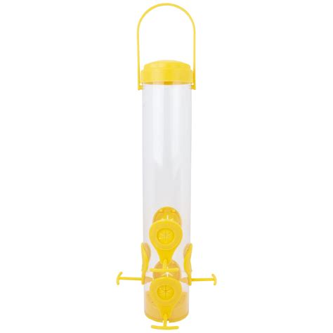 Perky-Pet Yellow Plastic Finch Tube Feeder - 1.5 lb Capacity - Walmart.com