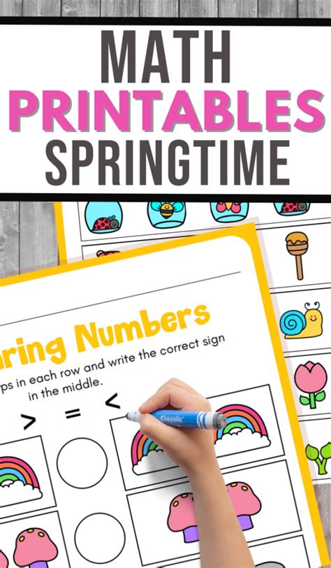 Image result for Spring Preschool Math Packet