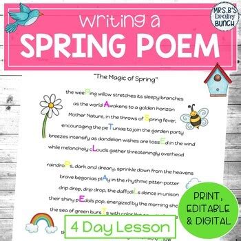 Image result for Spring Poem Grade 12