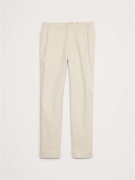 Italian Linen-Cotton Pull-On Pant | Banana Republic