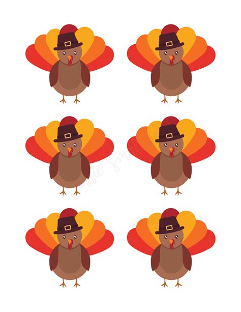 31 Cutest Turkey Templates - Cassie Smallwood