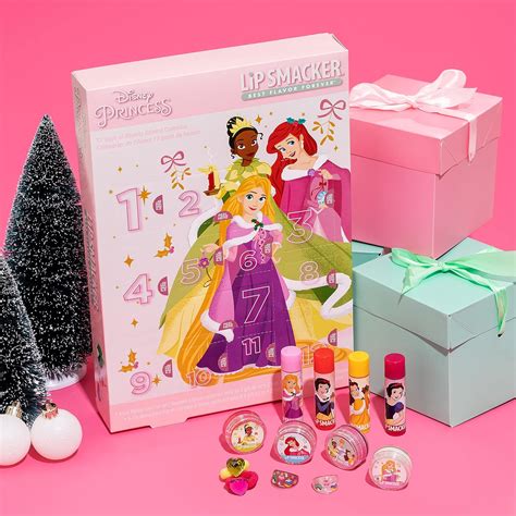Buy Lip Smacker Disney Princess Holiday 12 pc Advent Calendar Lip Balm ...
