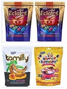 Derby Combo Pack of 4 - Delighful Assorted Cream Centre Eclairs (2 Pack ...