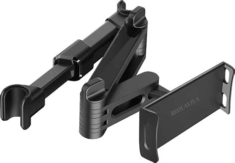 BROLAVIYA Stretchable Back Seat Car Headrest for Both Mobile Tablet up ...