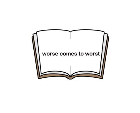 30秒くれ！｜worse comes to worstの意味・例文を解説！【英語】