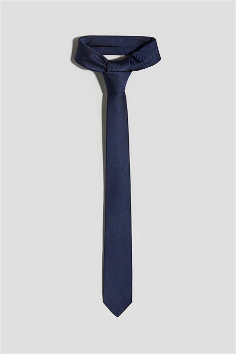 Tie - Navy blue - Kids | H&M PH