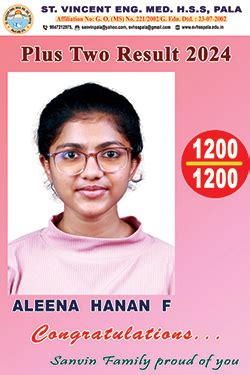 St. Vincent English Medium Higher Secondary School, Pala