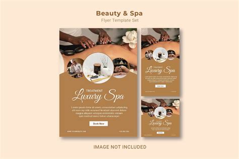 Beauty and Spa Flyer Set Graphic by meizzalunadesign · Creative Fabrica