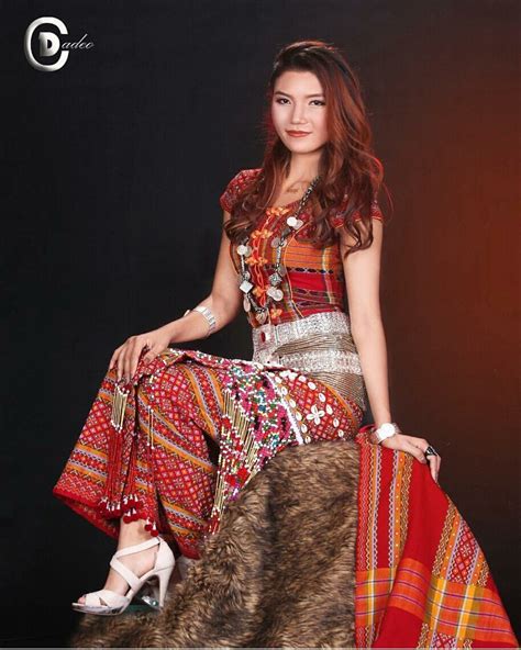 Jenevy Sui in lai thil traditional | Traditional dresses, Traditional ...