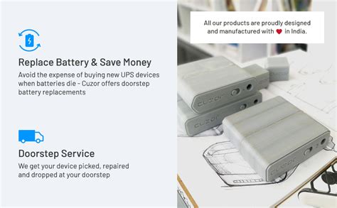 Cuzor Mini UPS for 12V Jio Fiber & Airtel Xtreme WiFi Routers up to 2 ...