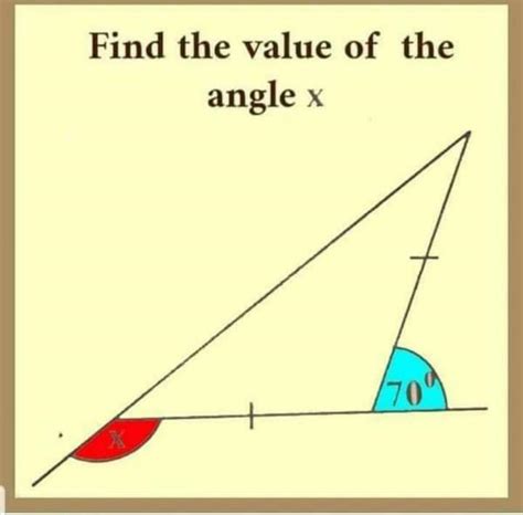 find value of x... find the value of red one that was x and answer is ...
