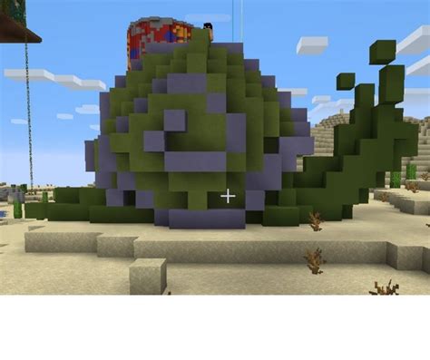 Minecraft Snail Statue Tutorial 的图像结果