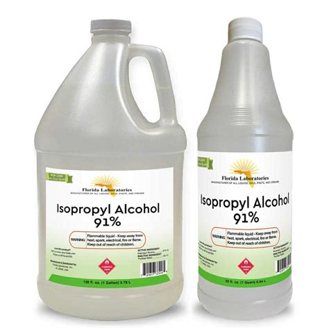 Isopropyl Alcohol - Gallon and Spray - FlaLab.com