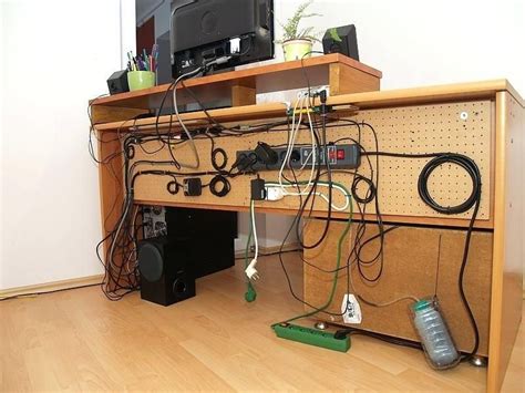 Image result for DIY Desktop Computer Cable Management