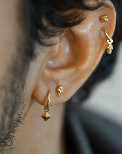 Ear Piercings That Look Great on Any Guy | Luxury Men's Earrings