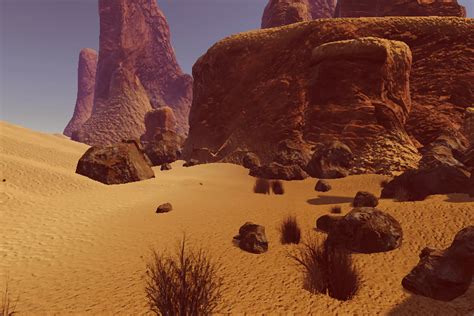 Desert Environment Unity 的图像结果