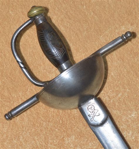 Published Spanish Colonial Bilbo Broadsword, Early 18th C - Antique Weapon Store