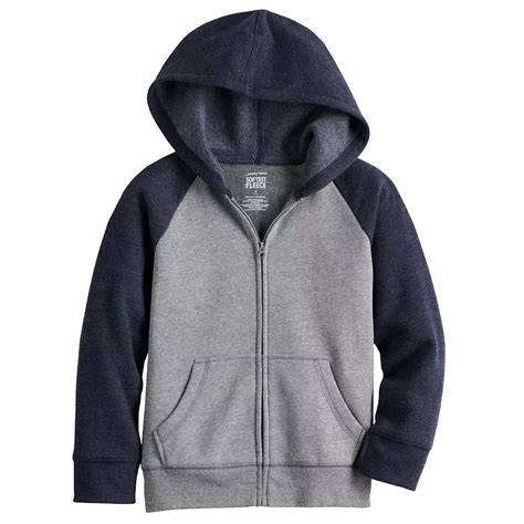 Boys 4-12 Jumping Beans® Colorblock Zip Hoodie in Regular, Slim & Husky