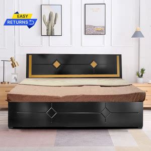 ELTOP Engineered Wood Queen Hydraulic Bed Price in India - Buy ELTOP ...