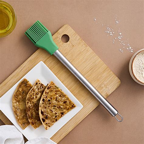 Buy bb home Silicone Basting Brush With Stainless Steel Handle Online ...