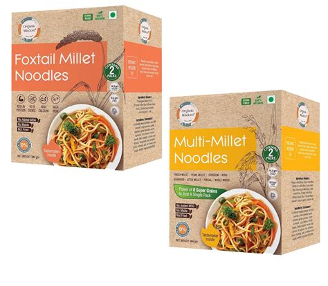 Organic Wisdom-Back to Roots Multi Millet & Foxtail Noodles Combo Pack ...