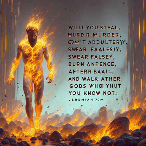 What does Jeremiah 7:9 mean? | Bible Art