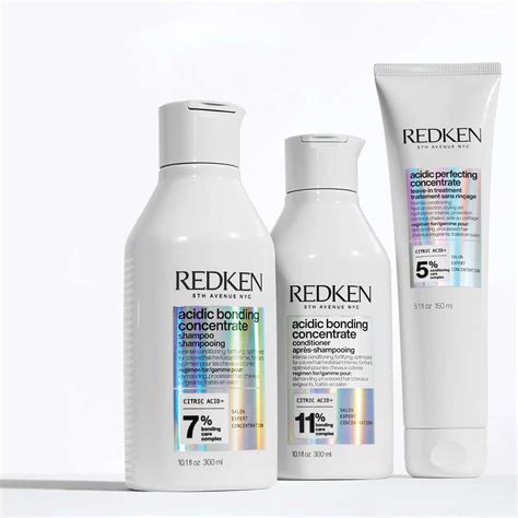 Redken Acidic Bonding Concentrate Bundle Shampoo, Conditioner & Treatment