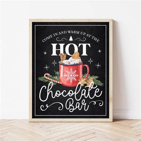 Hot Cocoa Bar Printable Sign