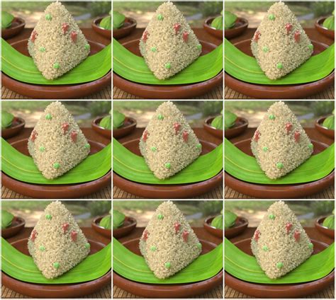 modelo 3d Azufaifo y relleno de guisantes vaporizador zongzi realista zongzi dibujos animados ...