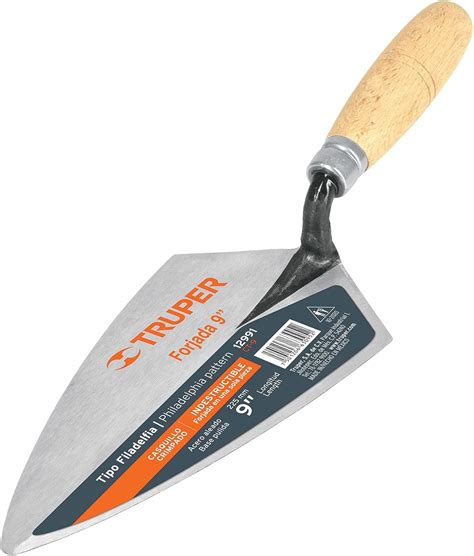 TRUPER CT-9 Philadelphia Pattern Brick Trowels | Ubuy India