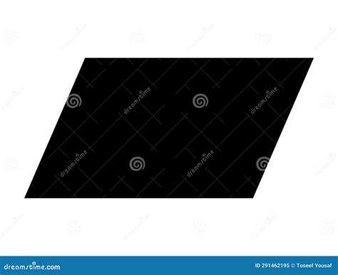 190 14. Parallelogram_ A Four-sided Shape With Opposit Royalty-Free Stock Image | CartoonDealer ...