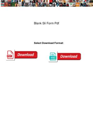 Fillable Online Blank Sli Form Pdf. Blank Sli Form Pdf tunner Fax Email ...