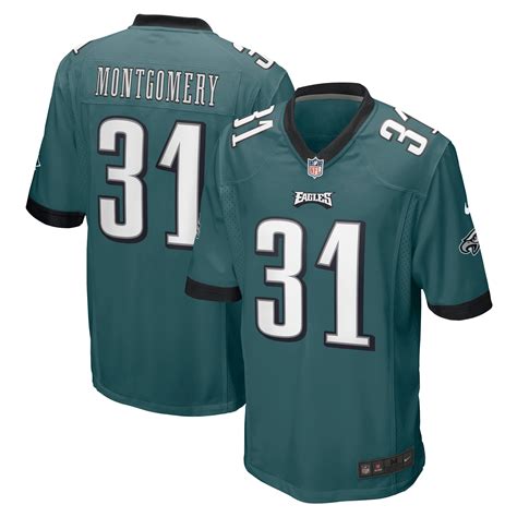 Wilbert Montgomery Philadelphia Eagles Retired Player Jersey – Midnight ...