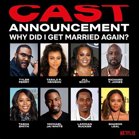 Tyler Perry Unveils Official Cast for Sequel 'Why Did I Get Married ...