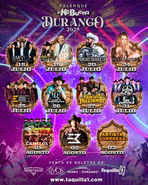 Palenque Tulancingo 2025: Boletos y Artistas - Ferias de México