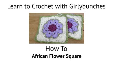 African Flower Square Tutorial 的图像结果