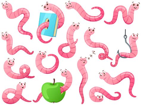 Worm Clipart Cute Worm Clipart Boek worm fruitworm Worm - Etsy Nederland