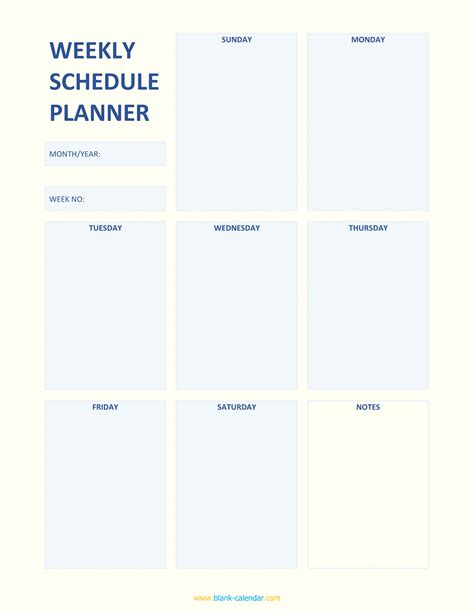 Schedule Planner Layout 的图像结果