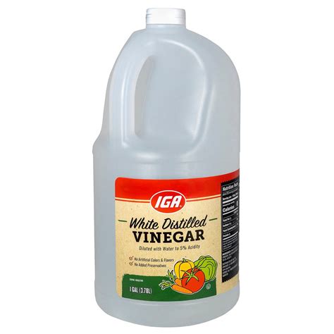 IGA White Distilled Vinegar - 128 FZ 4 Pack - StockUpExpress