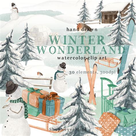 Winter Wonderland Clip Art