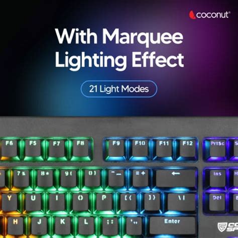 Storm Mechanical 104 Keys Wired Gaming Keyboard, Rainbow Backlighting,