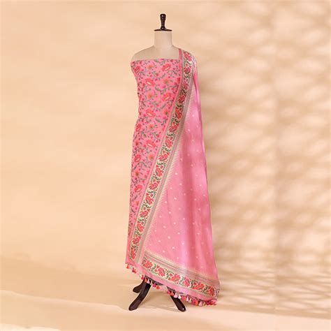 All Fabric & Colors | Suit Material in Blue, Red, White, Pink & More ...
