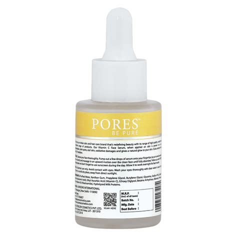 Vitamin C Face Serum - With Hyaluronic Acid & Niacinamide -30 mL ...