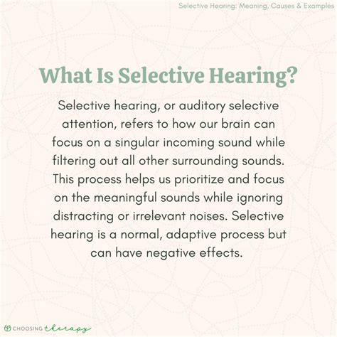 What Is Selective Hearing & How Does it Impact Communication?