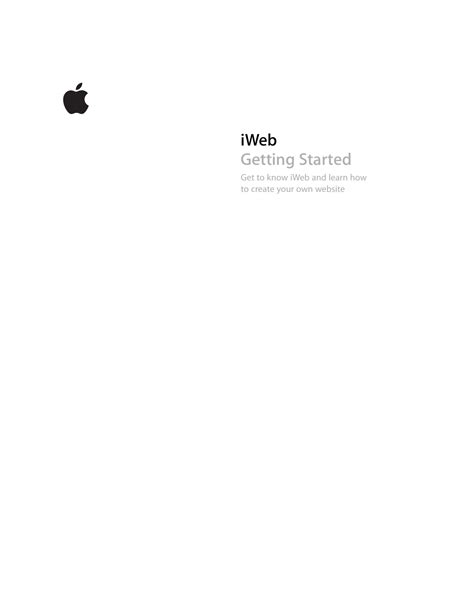 Apple IWeb \