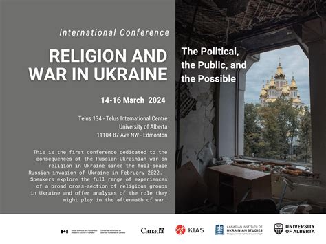 International Conference - Religion and War in Ukraine: The Political ...