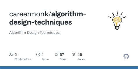 GitHub - careermonk/algorithm-design-techniques: Algorithm Design ...
