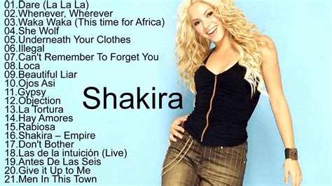 Shakira Songs List Spanish