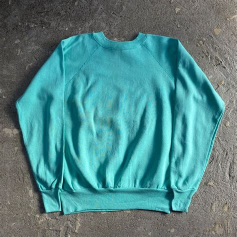80s SWEATS FX raglan sweat "Tiffany blue"【仙台店】 | What’z up
