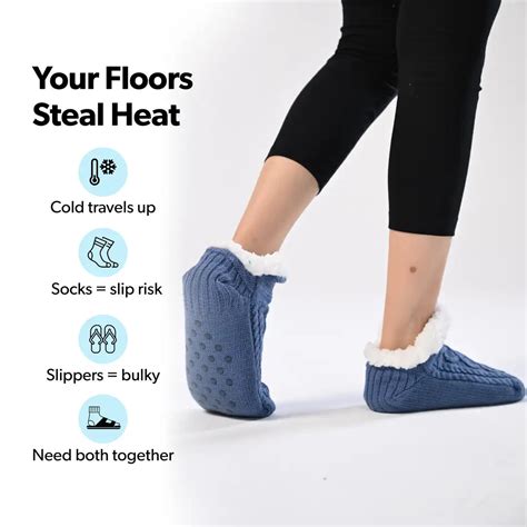 Anti-Slip Winter Floor Socks | Warm Indoor Slipper Socks – DIRTS